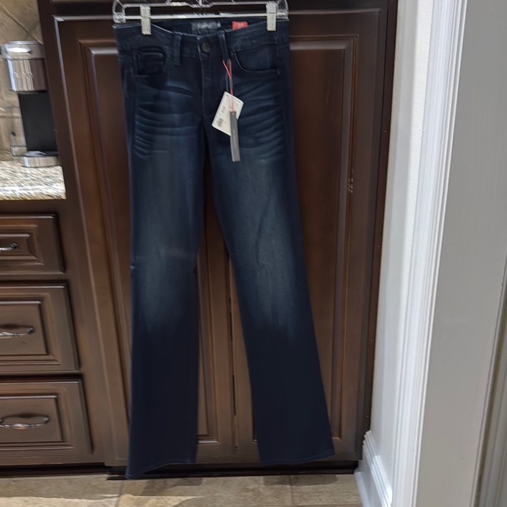 Level 99 Blue Flare Wide Leg Jeans